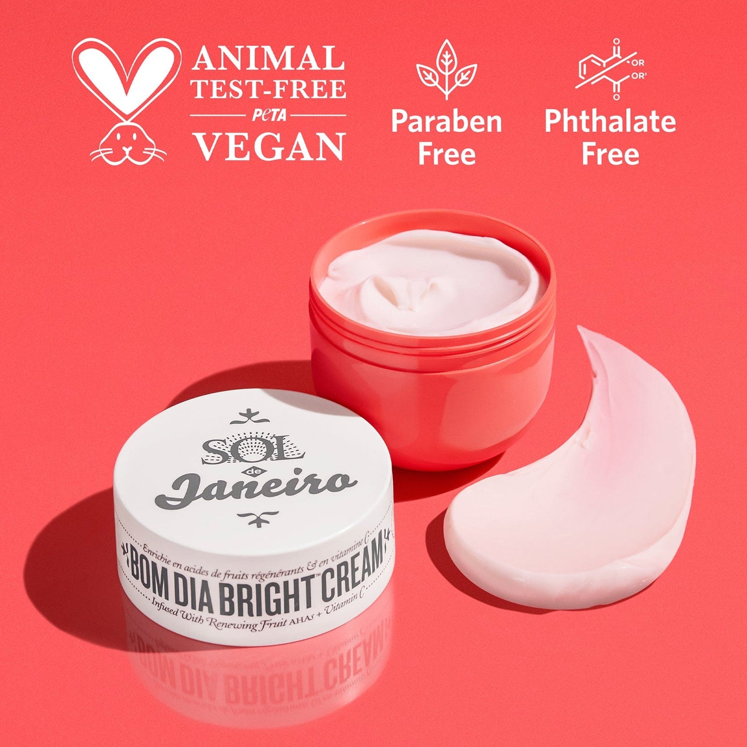 peta certified Animal test-free - vegan - paraben free - phthalate free